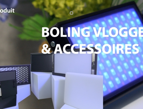 Test du  Panneau LED RVB : Vlogger de Boling et son Kit d’accessoires.